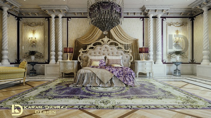 غرفة نوم ماستر كلاسيك Classic master bedroom