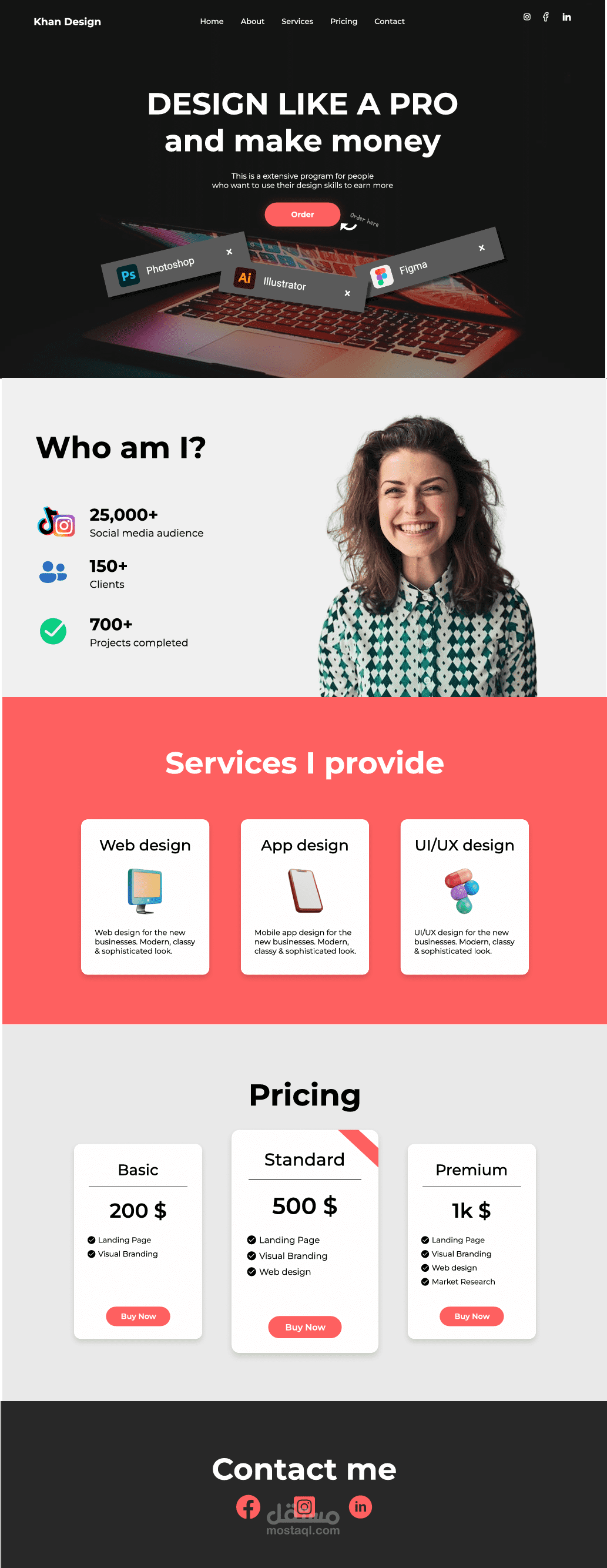 Khan Landing Page