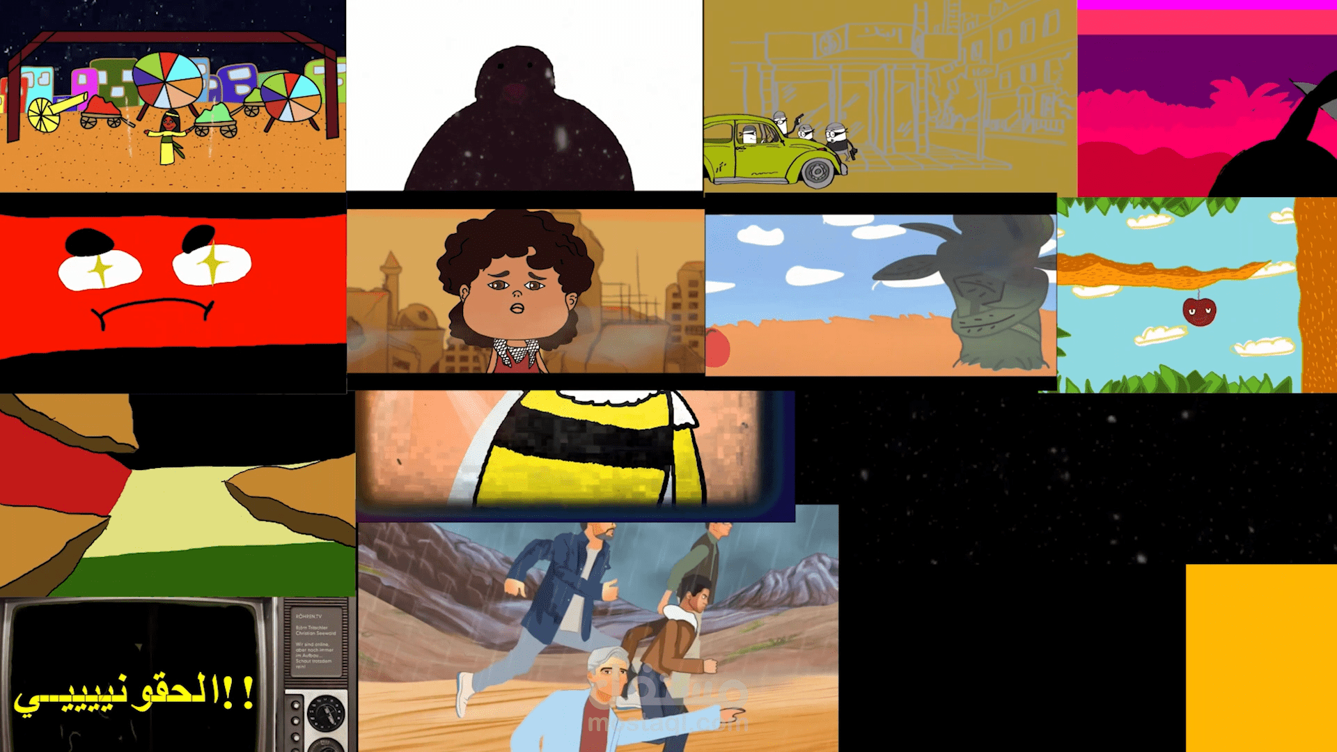 Showreel,Our collection of works over two years we produced many works as 2D animation