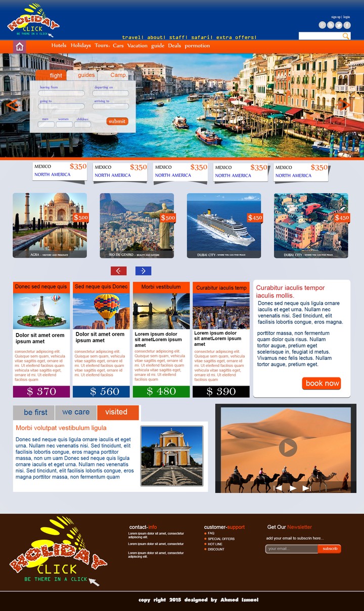 travel and tourism website