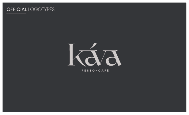 هوية بصرية لمقهى KAVA