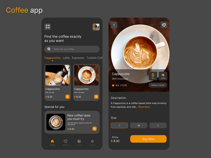 Coffee app