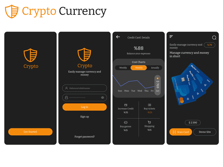 Crypto currency app