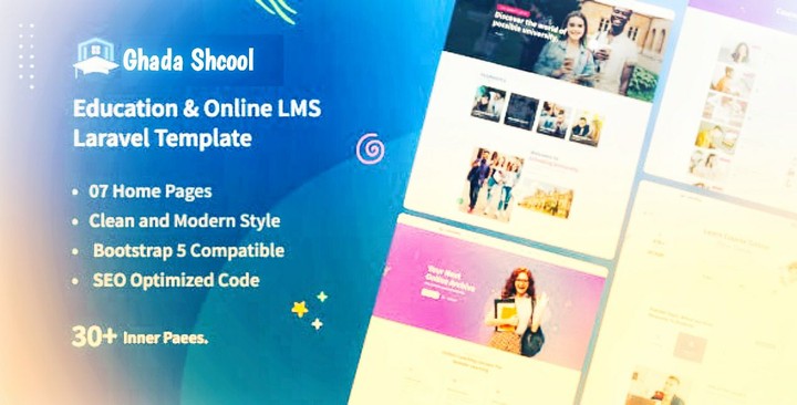 Ghada Shool - LMS System - Laravel & Bootstap