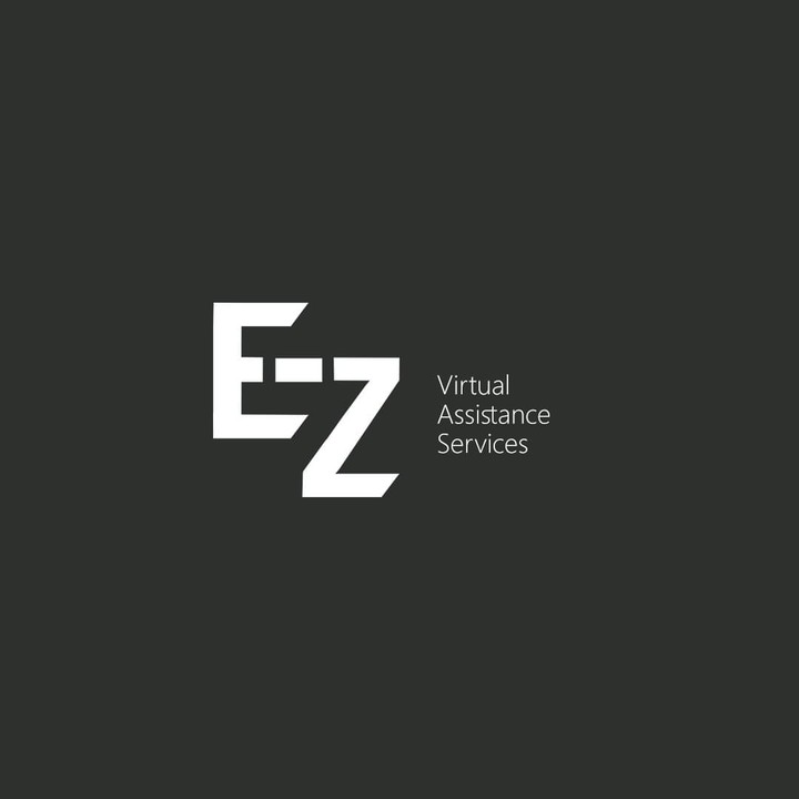 لوجو و هوية بصرية - EZ - Virtual Assistance Services