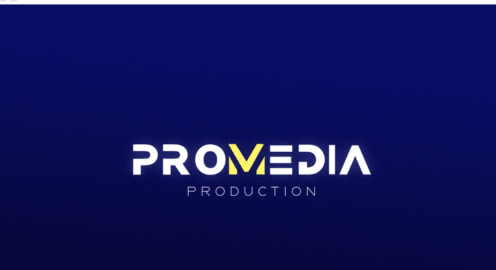 Logo animation for promedia production