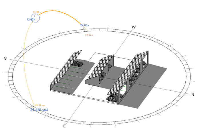 Solar parking