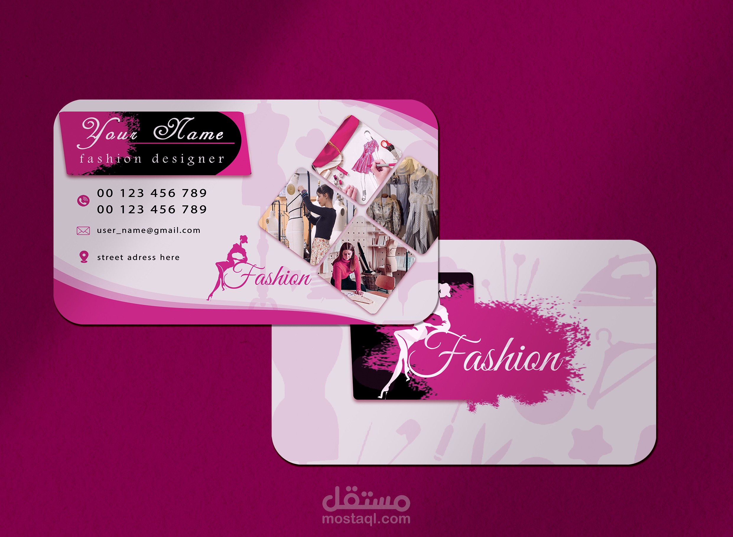 fashion bussiness card