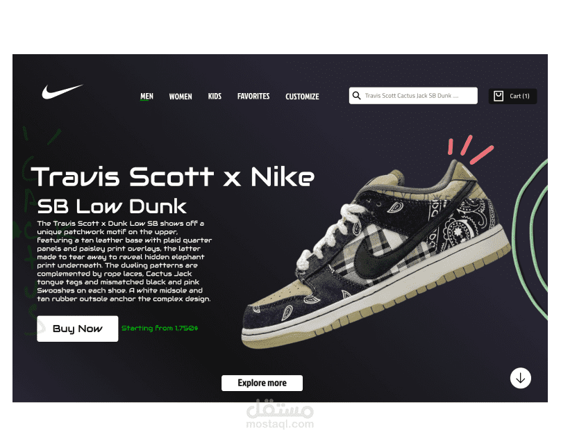 Nike Landing Page