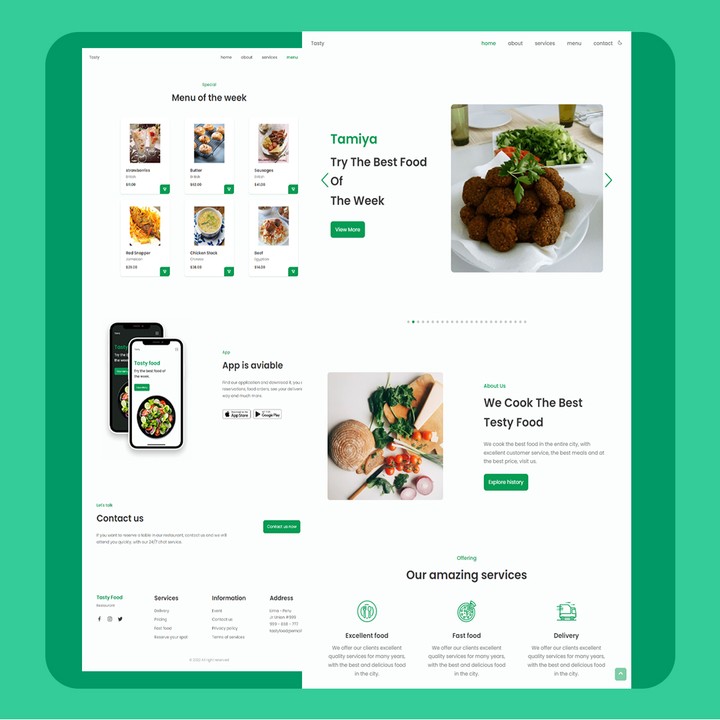 Responsive Restaurant Website