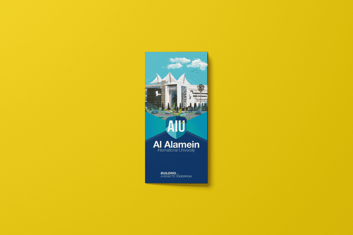 تصميم Flyer لجامعة العلمين الجديدة