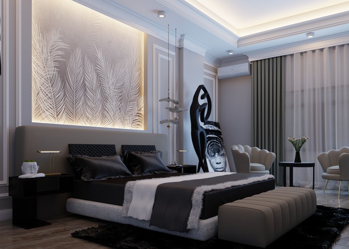 تصميم داخلي  master bedroom