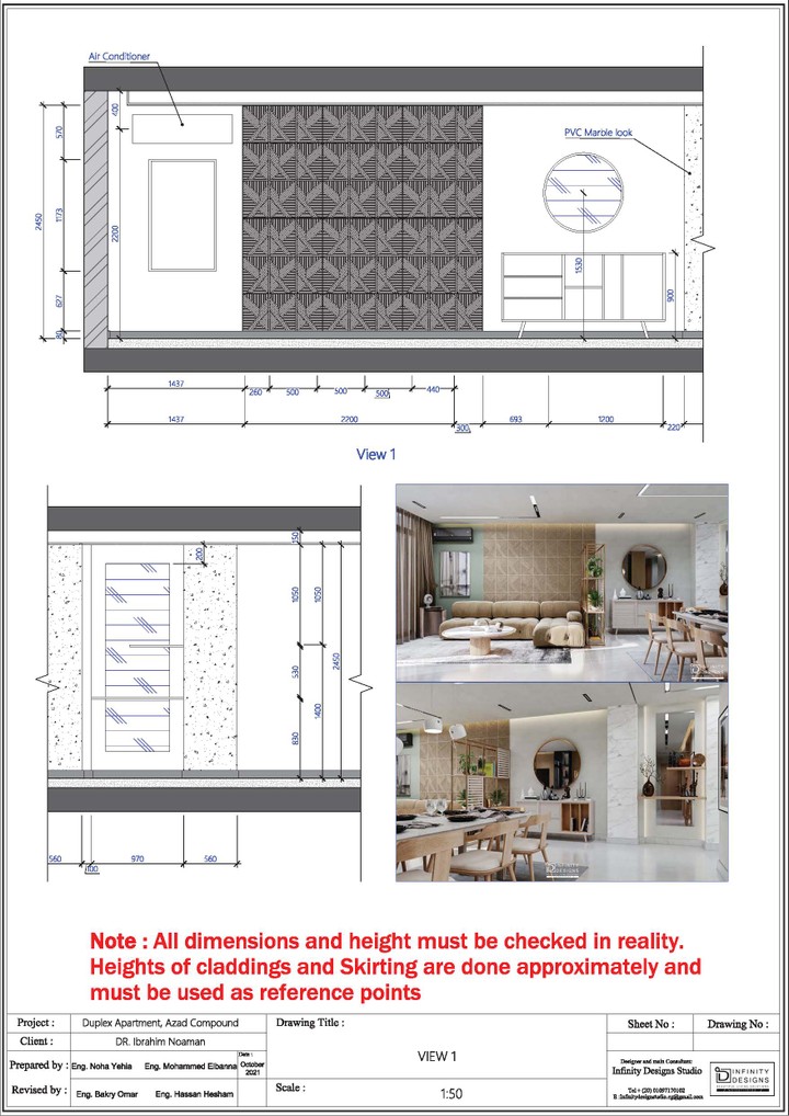 interior working drawings for duplex apartment  02