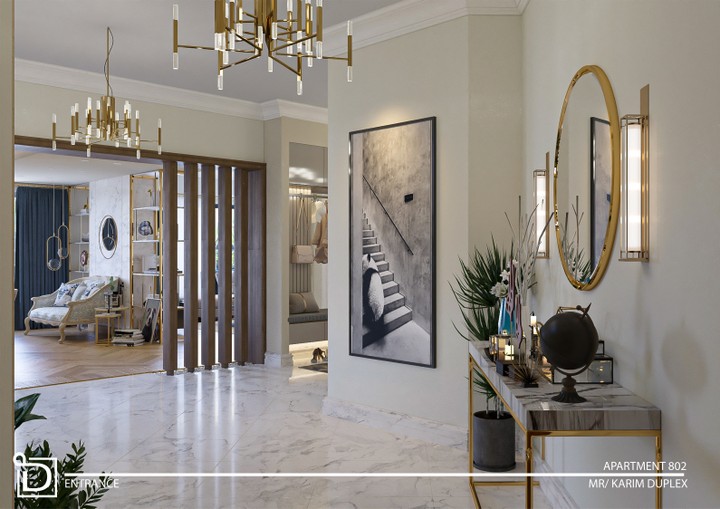 villa entrance interior design