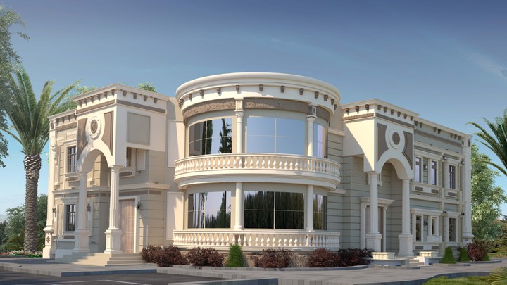 villa facade واجهة خارجية