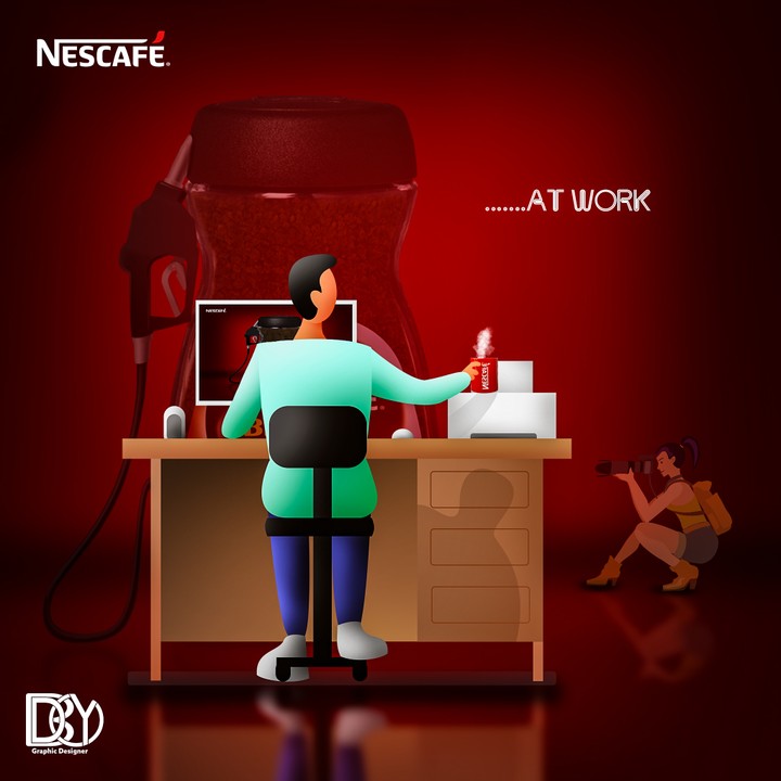 Personal creativity, not work (Nescafe Black)