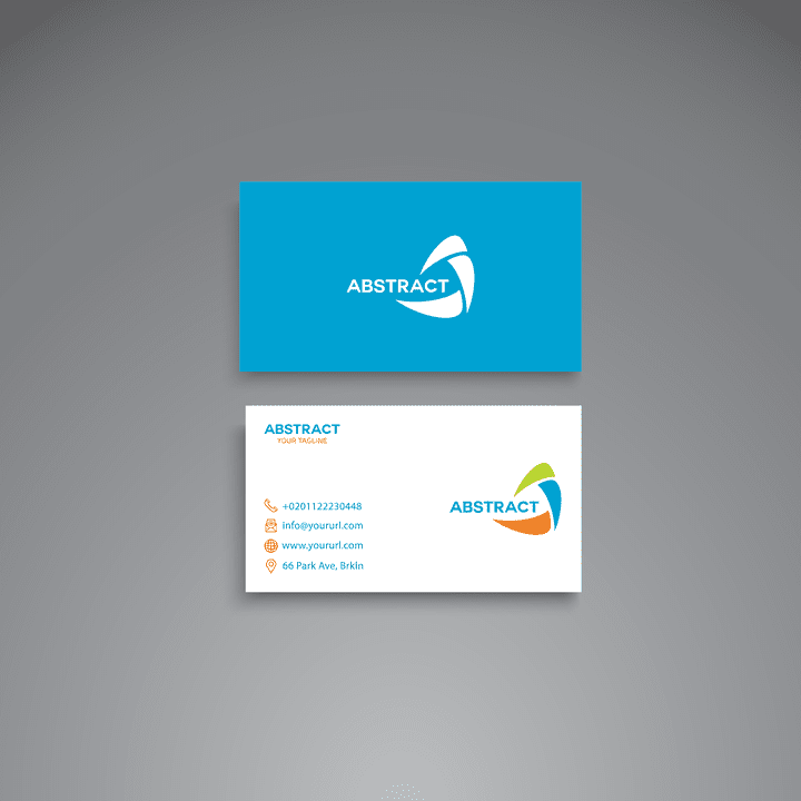 تصميم business card احترافي