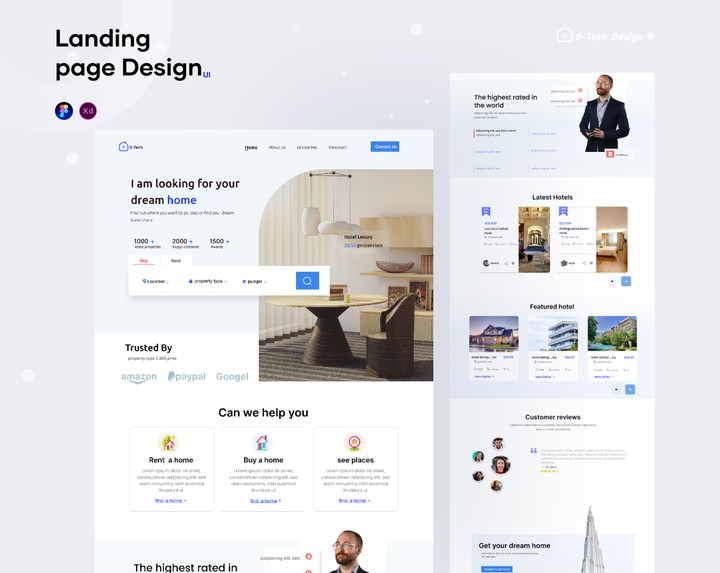 صفحة هبوط حجوزات الفنادق landing page