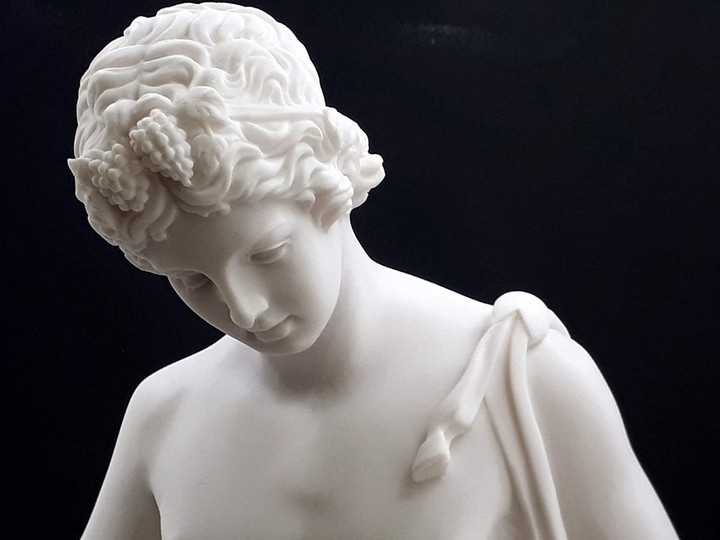 Greek Mythology Sculptures Website Design