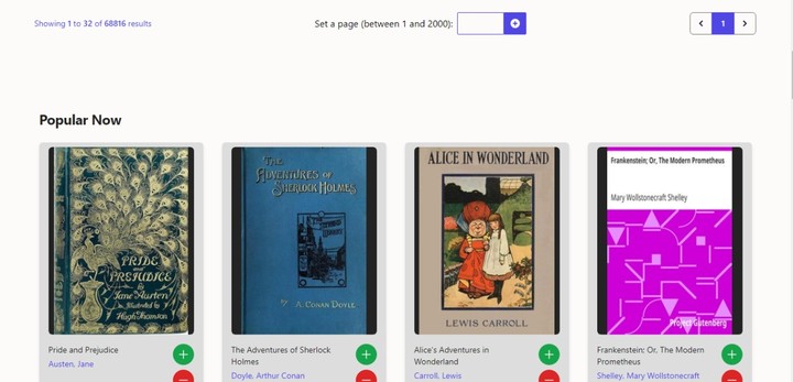 Book Store App with React JS