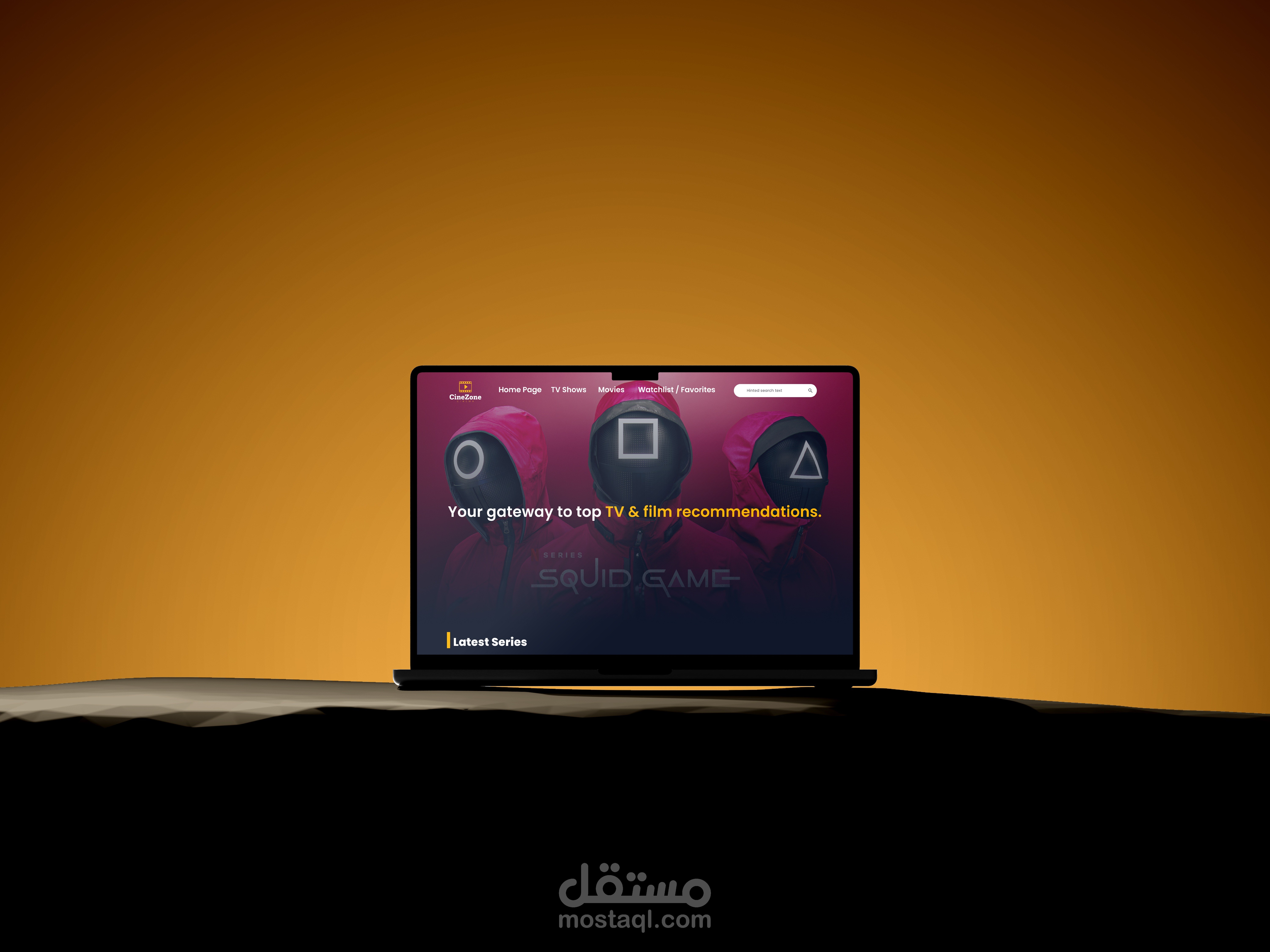 CinZone| موقع ترشيحات أفلام | UI UX