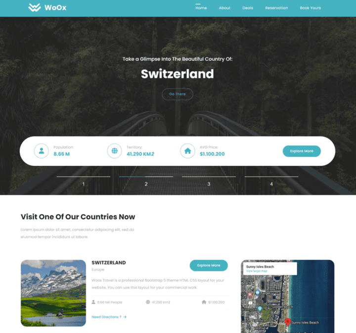 Woox Travel Template