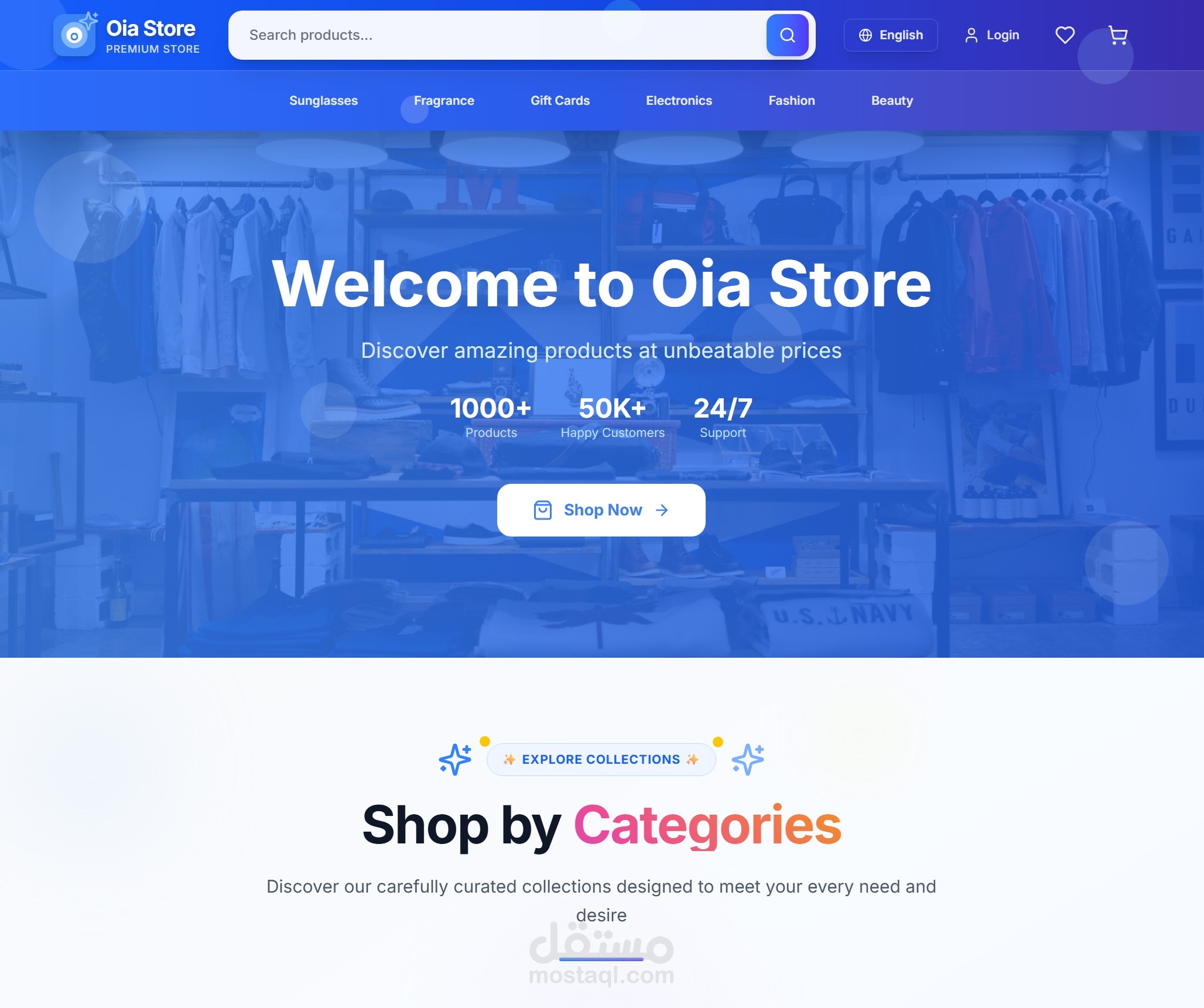 Oia Store - Modern E-commerce Platform
