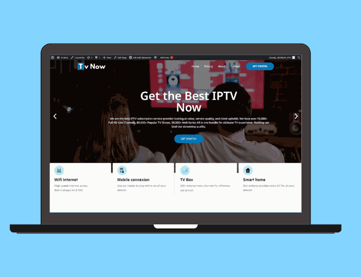 IPTV : WORDPRESS