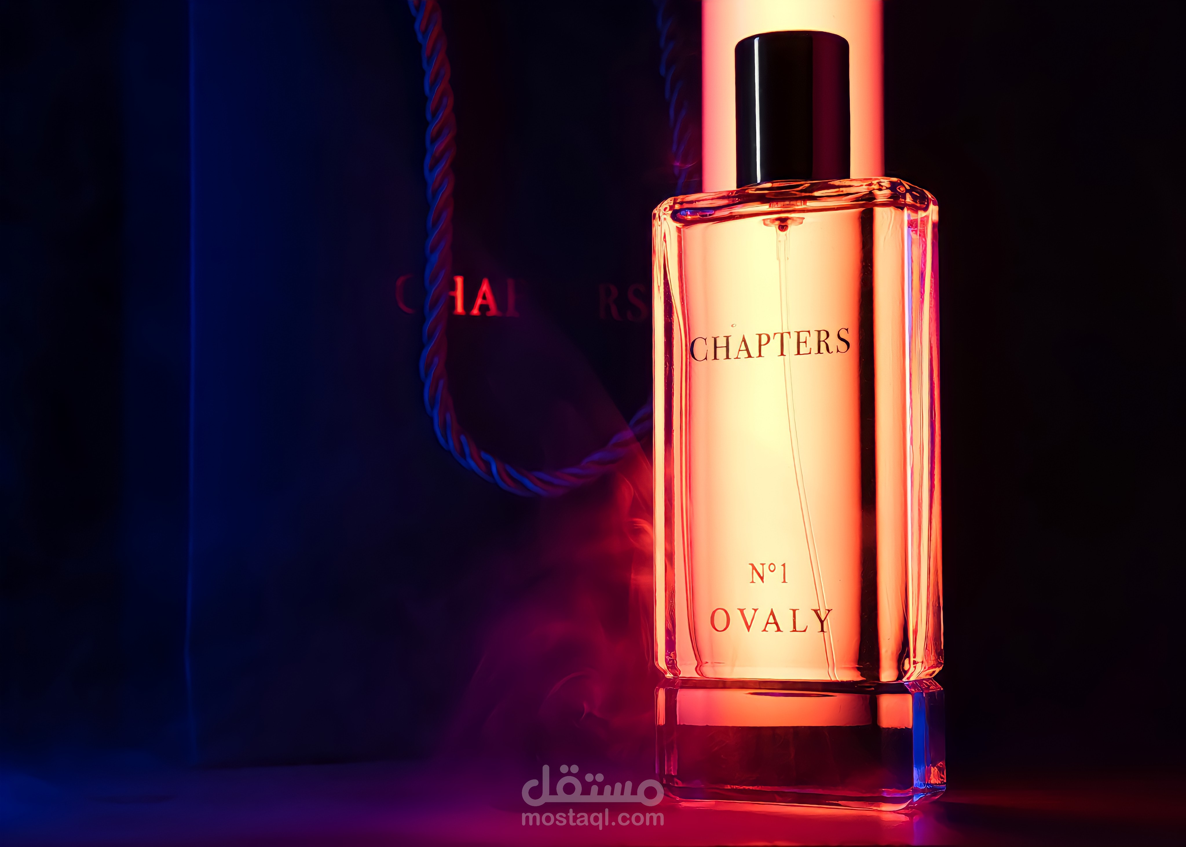 تصوير دعائي لعطور CHAPTERS