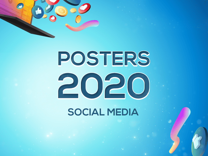 تصميم بوسترات سوشيال ميديا لعام 2020