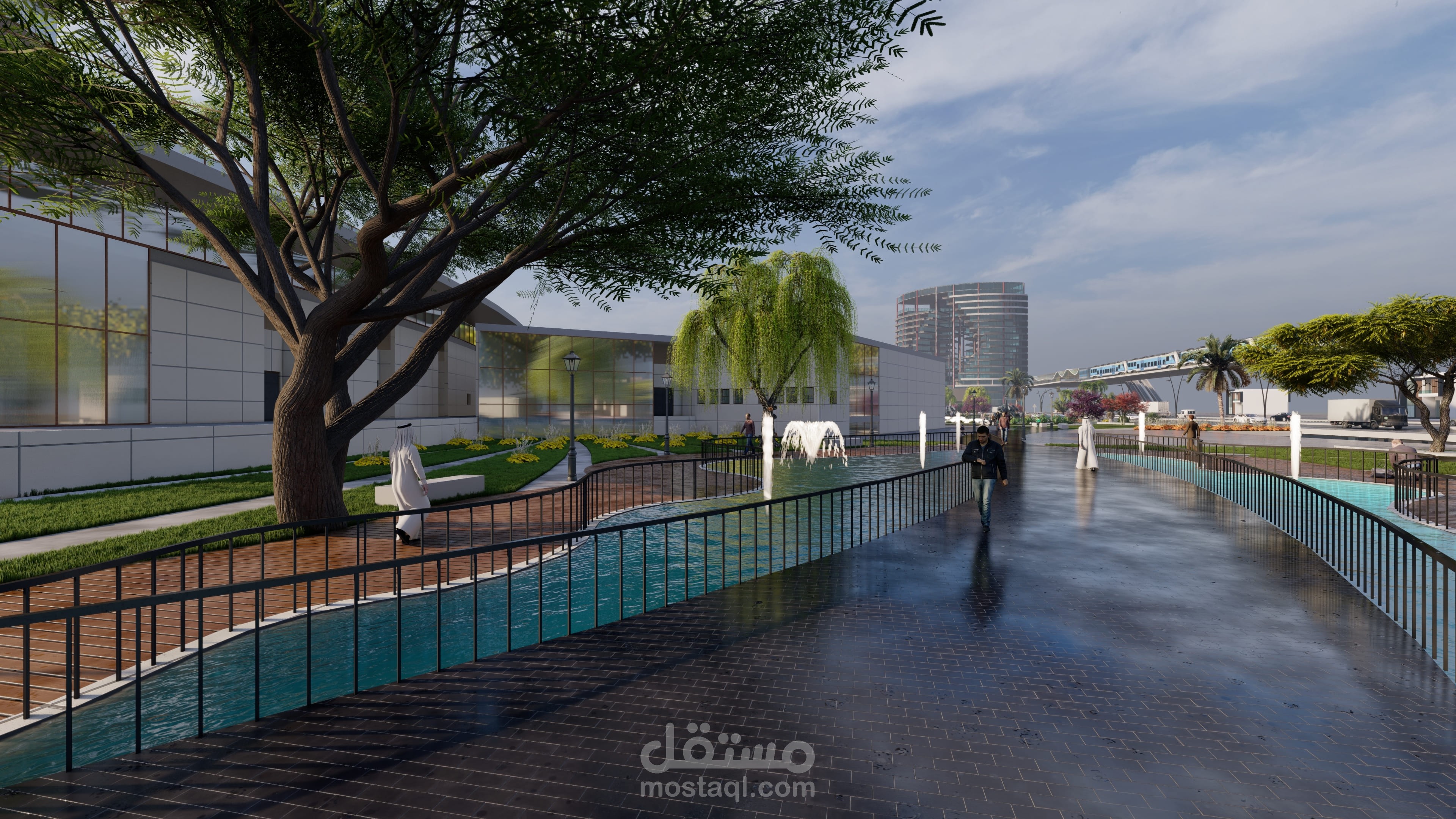تصميم مركز ثقافي للشاب المبدعين - العاصمة الادارية الجديدة