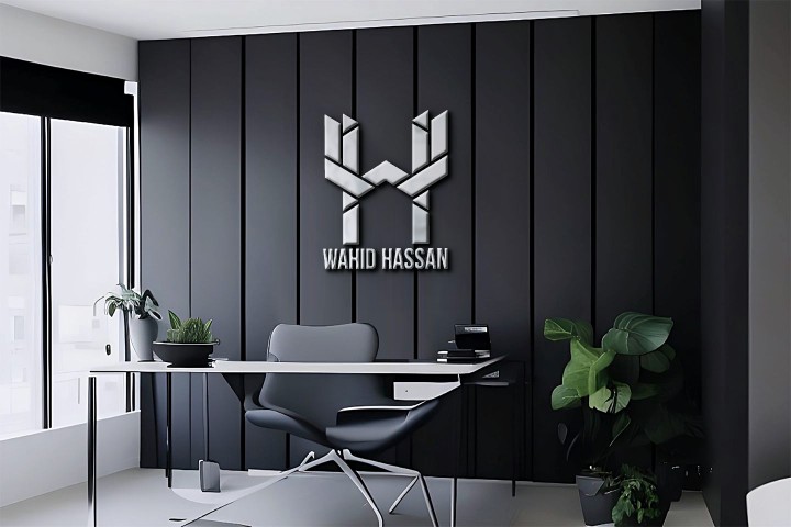 تصميم شعار احترافي WH