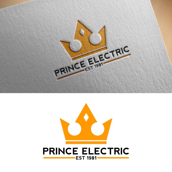 تصميم شعار احترافي PRINCE ELECTRIC