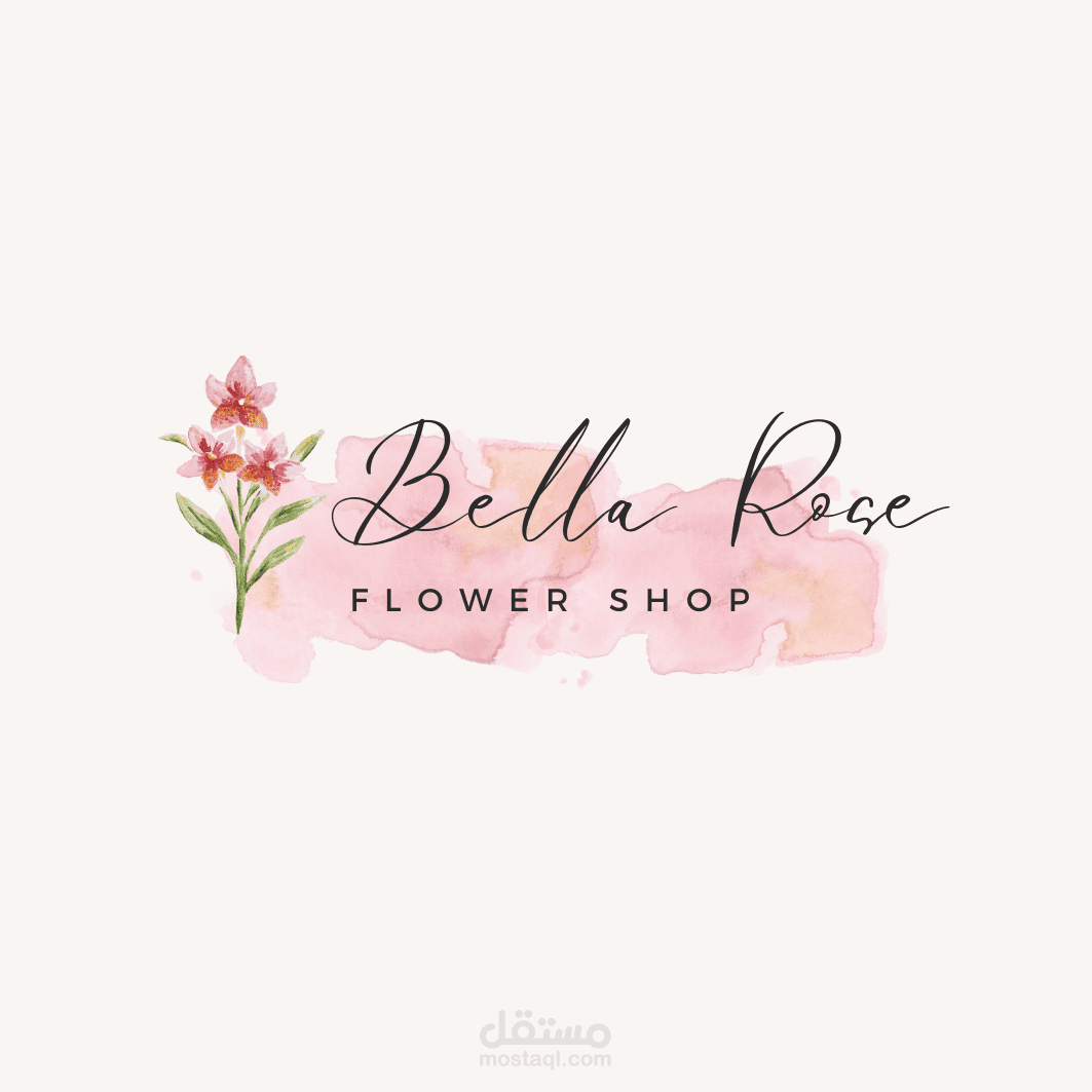 شعار لمحل ورود "Bella Rose"