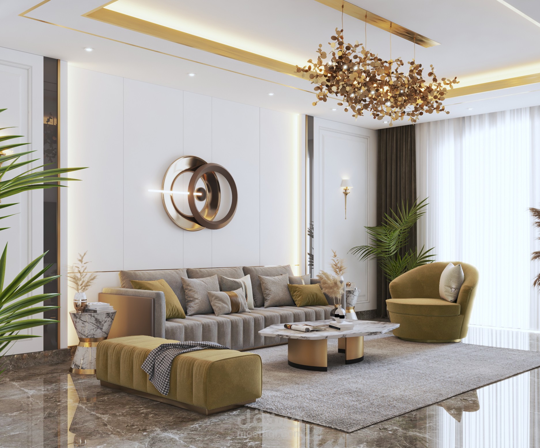 Luxurious living room