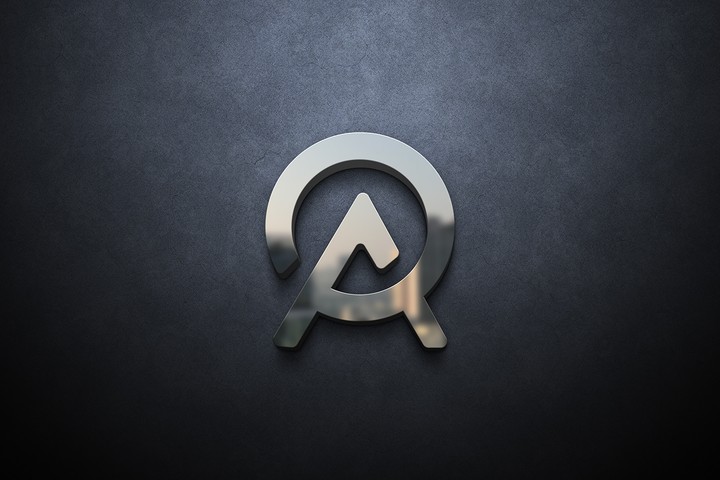 letter a and o logo