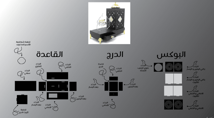 تصميم اعمال قص ليز و ماكينه CNC