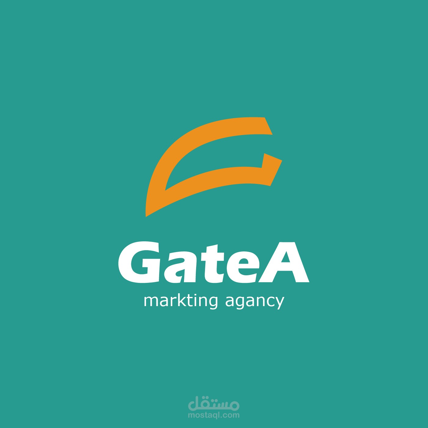 تصميم هوية بصرية لــ GATEA MARCKTING AGANCY