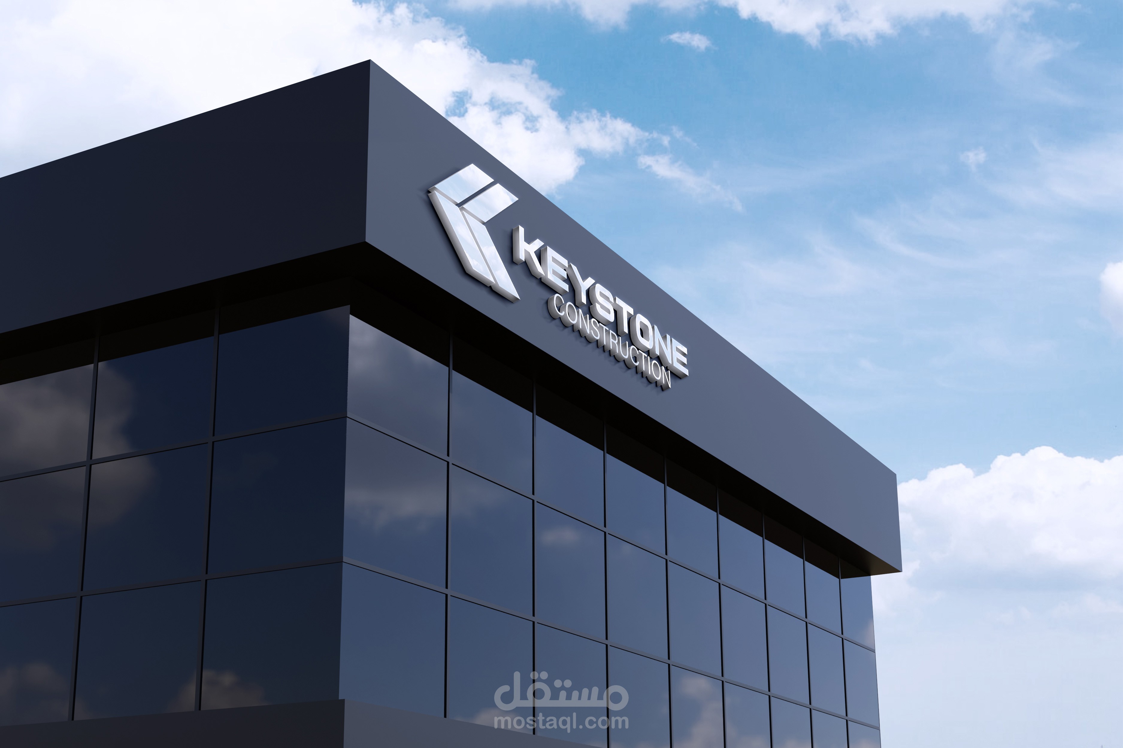 تصميم شعار وهوية بصرية لـــ KEYSTONE CONSTRUCTION