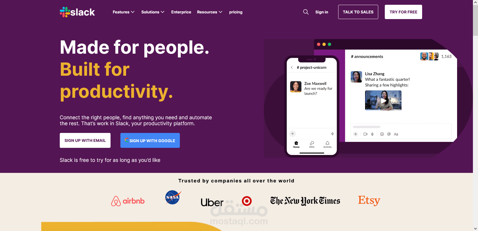 Slack clone
