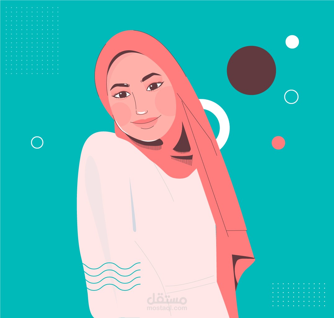 ورتريه فيكتور فلات آرت vector art