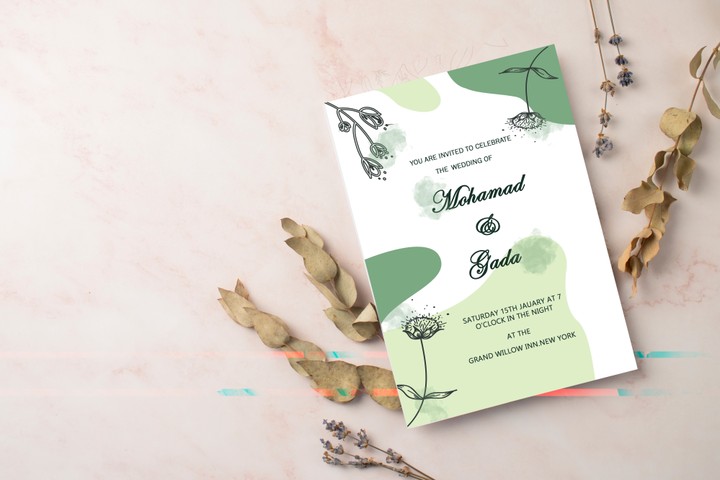 wedding invitation card