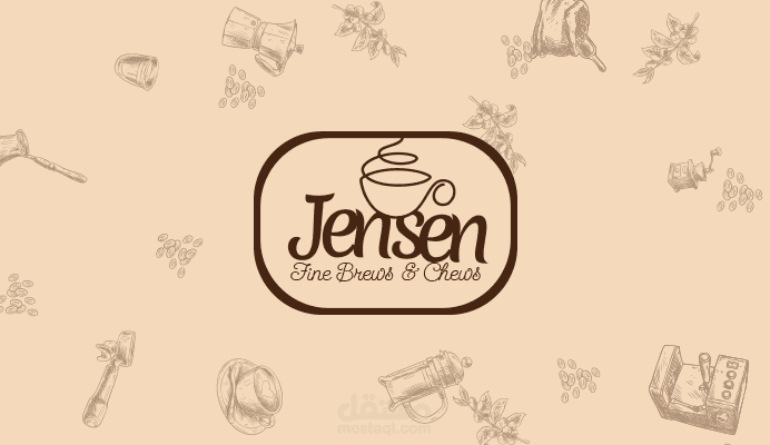 cafe logo and business card