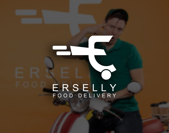 Erselly food delivery brand identity