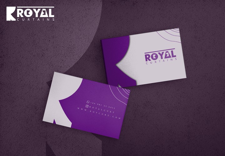 Royal Curtains  تصميم هوية