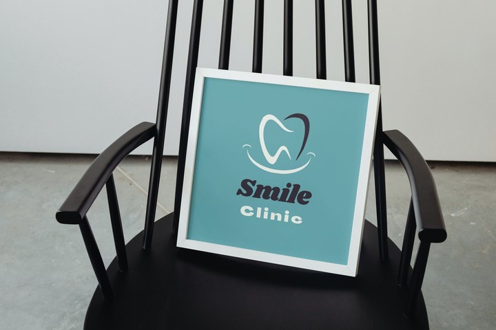 شعار ( لوجو ) لعيادة أسنان | logo for a dental clinic