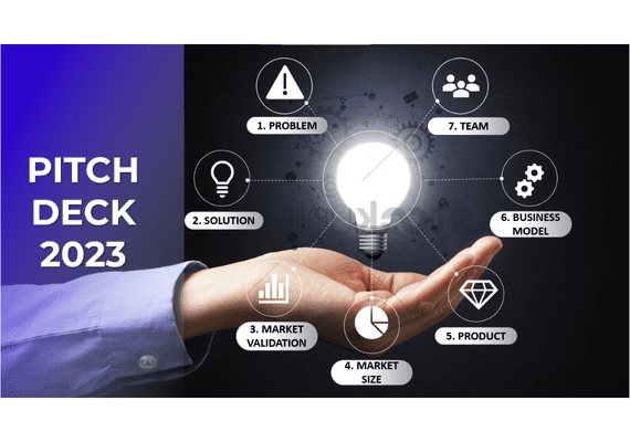 Pitch Deck Template Using Slide Zoom PowerPoint Effect