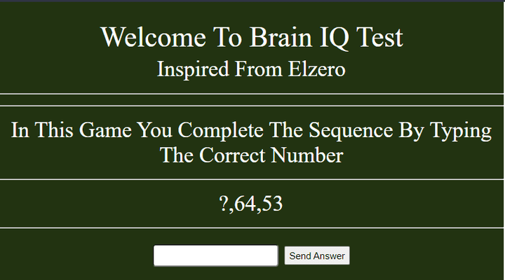 موقع Complete The Sequence