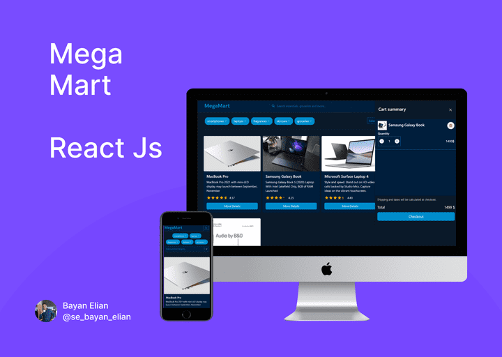 Mega Mart React Store App