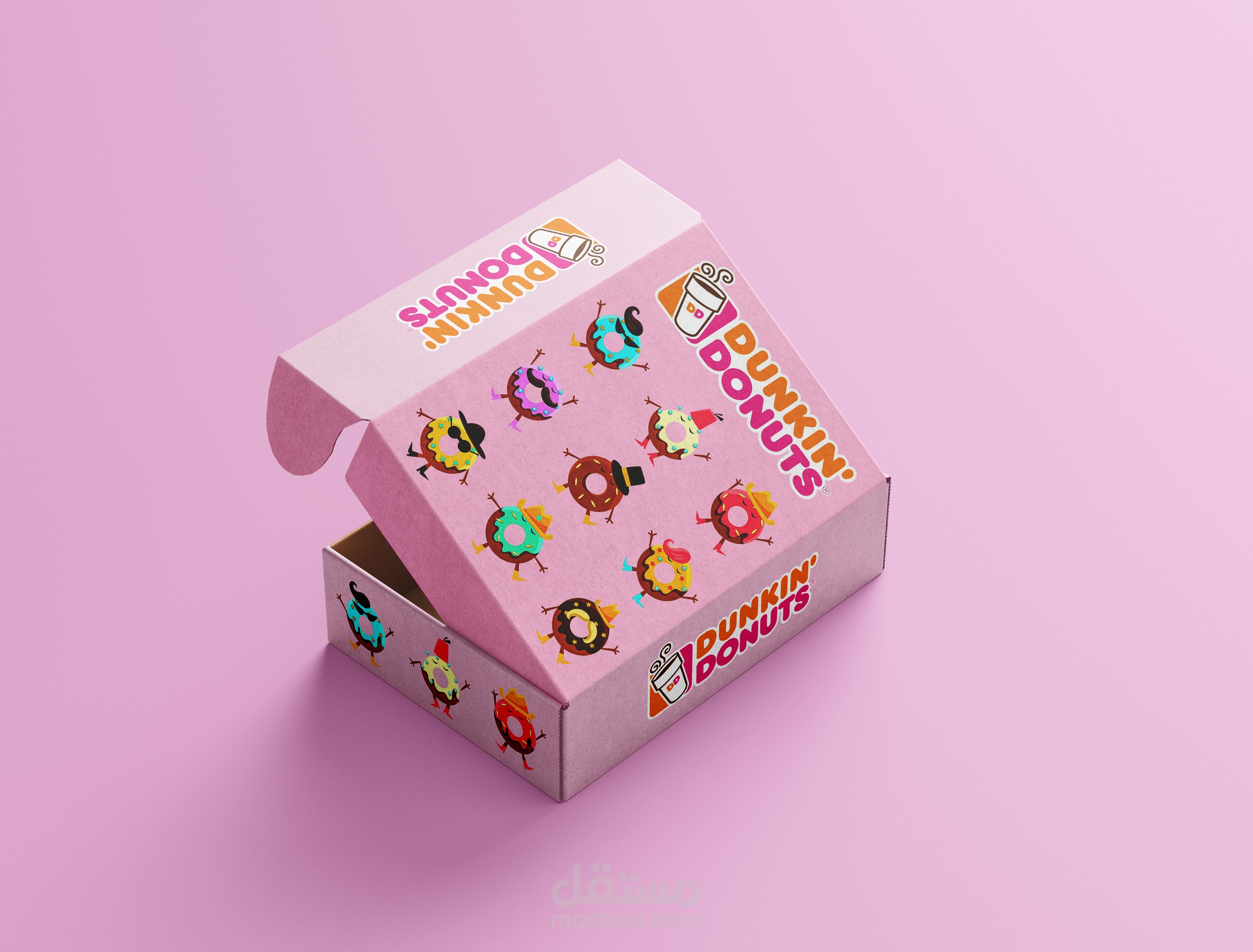 Repackaging design for Dunkin Dounts